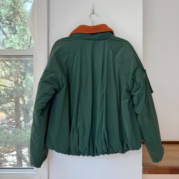 NWT Free People FP Movement Outpost Bomber Puffer Jacket Green XS - Picture 7 of 10